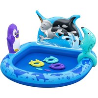 Polar Pals Water Play Centre Inflatable Paddling Pool
