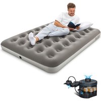 Premium Camping Double Airbed Cordless Battery Pump