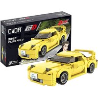 CaDa 1:24 Initial D FD35 RX 7 Car 278 Piece Construction Set