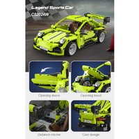 CaDa Legends Sports Car 1:18 Pull Back Racing Car 387 Pieces