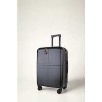 JLY Premium Medium Expandable 100% Makrolon PC Hard Shell Suitcase in Black
