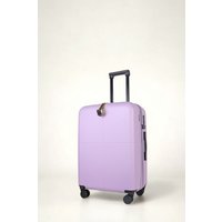 JLY Premium Medium Expandable 100% Makrolon PC Hard Shell Suitcase in Purple