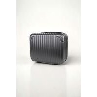 JLY Travel Makeup Vanity Case Lightweight Strap-on Toiletries Organiser in Black | Size: Large