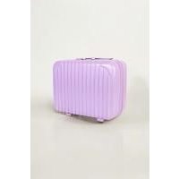 JLY Travel Makeup Vanity Case Lightweight Strap-on Toiletries Organiser in Lilac | Size: Large