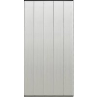 Berkfield Home Insect Door Screen with Mesh Curtain Black 100x220 cm Polyester