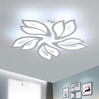 LED Ceiling Light 65W Flower Design Ceiling Light 5 Lights 6500K