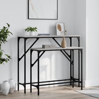 Berkfield Home Console Tables 2 pcs Grey Sonoma Engineered Wood