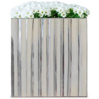 Silver Editions Katheti Large Flower Vase 25cm in Silver