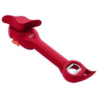 Kuhn Rikon 5-in-1 Master Opener for Cans, Tins & Bottles - Red