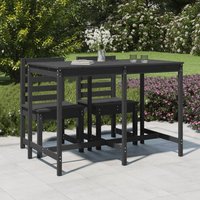 Berkfield Home Garden Table Grey 159.5x82.5x110 cm Solid Wood Pine