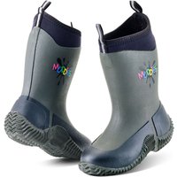 Grubs Boots Muddies Icicle Neoprene Wellington Boots in Dark Grey | Size: Infant 11
