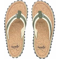 Gumbies Women's Corker Flip-Flops in Khaki | Size: 5