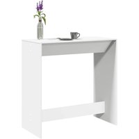 Berkfield Home Bar Table White 102x50x103.5 cm Engineered Wood