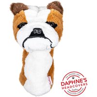Daphne's Animal Driver Headcover - Bulldog in White