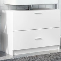 Berkfield Home Sink Cabinet White 78x37x59 cm Engineered Wood | Size: 78 x 37 x 59 cm