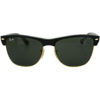 Ray-Ban Oval Demi Shiny Black Green Clubmaster Oversized 4175 Sunglasses