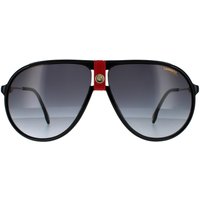 Aviator Gold Red & Grey Gradient Sunglasses