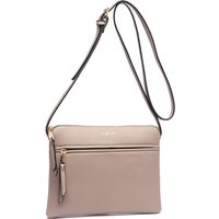 Raffaella Women's Front Pocket Cross Body Bag in Stone