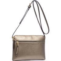 Raffaella Women's Front Pocket Cross Body Bag in Bronze