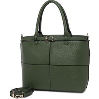 Raffaella Women's Buckle Detail Shoulder Bag in Green