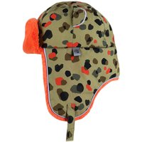 Little Hotdog Watson Arctic Cub Leopard Neutral Trapper Hat | Size: 12-18 m