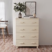 Berkfield Home Sideboard HAMAR Honey Brown 79x40x103.5 cm Solid Wood Pine