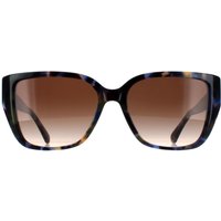 Michael Kors Women's Rectangle Bright Blue Tortoise Brown Gradient MK2199 Acadia