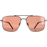 Aviator Matte Gunmetal Saturn Polarized Sedona Aitkin