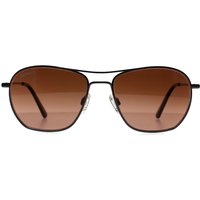 Aviator Shiny Dark Gunmetal Mineral Polarized Drivers Gradient Photochromic Lunger