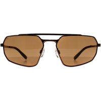 Rectangle Shiny Bronze Saturn Polarized Drivers Photochromic Hinkley