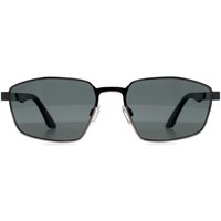 Rectangle Shiny Gunmetal Mineral Smoke Polarized Photochromic Kean