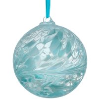 Sienna Glass 15cm Friendship Ball Pastel Blue