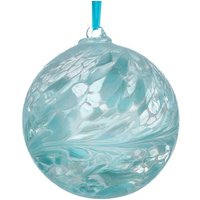 Sienna Glass 10cm Friendship Ball Pastel Blue