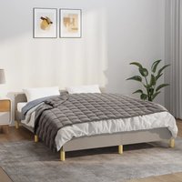 Berkfield Home Weighted Blanket Grey 152x203 cm 11 kg Fabric