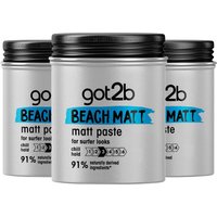got2b Women's Beach Matt Texturizing 'Paste' 3x100ml in Grey