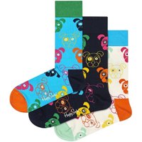 Happy Socks Men's 3 Pack & Mixed Dog Socks Gift Set | Size: 4-7
