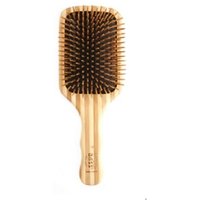Bass Green Large Paddle Brush in Beige