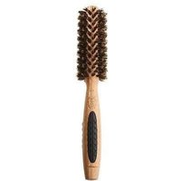 Bass Bristle Small barrel Straighten & Curl Round Bamboo Brush in Beige