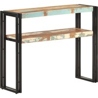 Berkfield Home Console Table 90x30x75 cm Solid Reclaimed Wood in Brown | Size: 90 x 30 x 75 cm