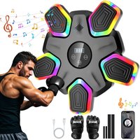 Obasyhig Interactive Smart Bluetooth Boxing Target in Black