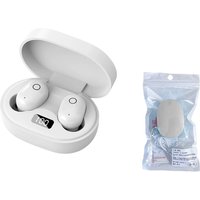 Leaper Macaron colored Waterproof Wireless Bluetooth Earbuds in White