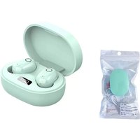 Leaper Macaron colored Waterproof Wireless Bluetooth Earbuds in Green