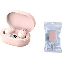Leaper Macaron colored Waterproof Wireless Bluetooth Earbuds in Pink