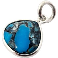 Sterling Silver Turquoise December Birthstone Pendant