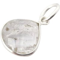 Sterling Herkimer Diamond April Birthstone Pendant