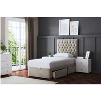 Seraphine 2 Draw Divan Bed Headboard Single