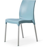 netfurniture Bide Side Kitchen Or Outdoor Garden Chair Relax Blue in Orange