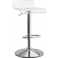 netfurniture Tina Acrylic Bar Stool Height Adjustable - Clear