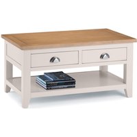 netfurniture Rachet Coffee Table 2 Drawers in Grey