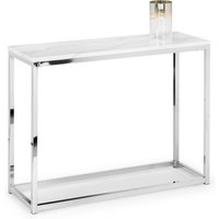 netfurniture Visco Console Table - White Marble